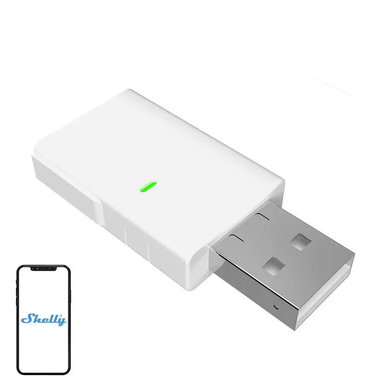 Bramka BLE-Wi-Fi SHELLY BLU Gateway USB-A - Biała