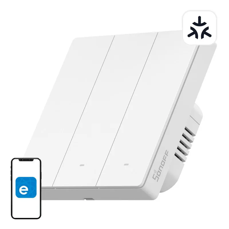 Przełącznik Ścienny SONOFF M5-3C-86W Wi-Fi Matter 3-KANAŁOWY