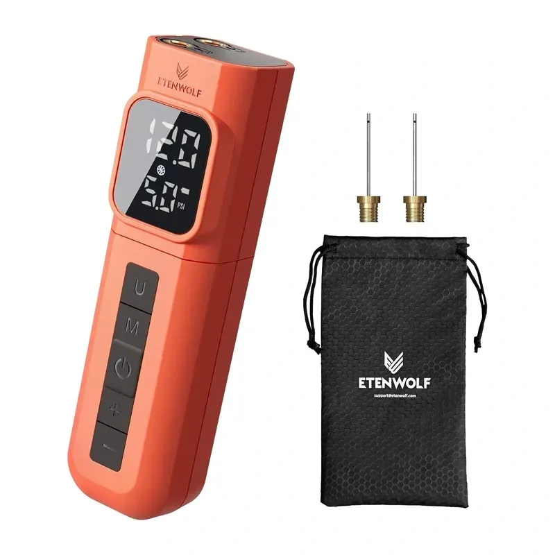 Pompka Elektryczna ETENWOLF P200 2600mAh Do Piłek - Pomarańczowy