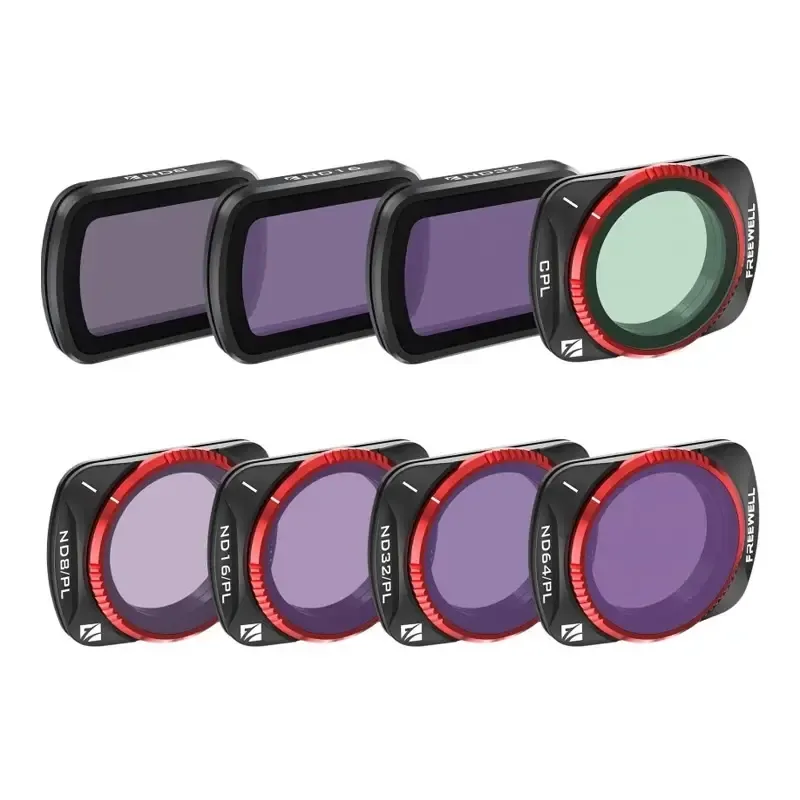 Filtry FREEWELL All Day Do DJI Osmo Pocket 3 8 szt
