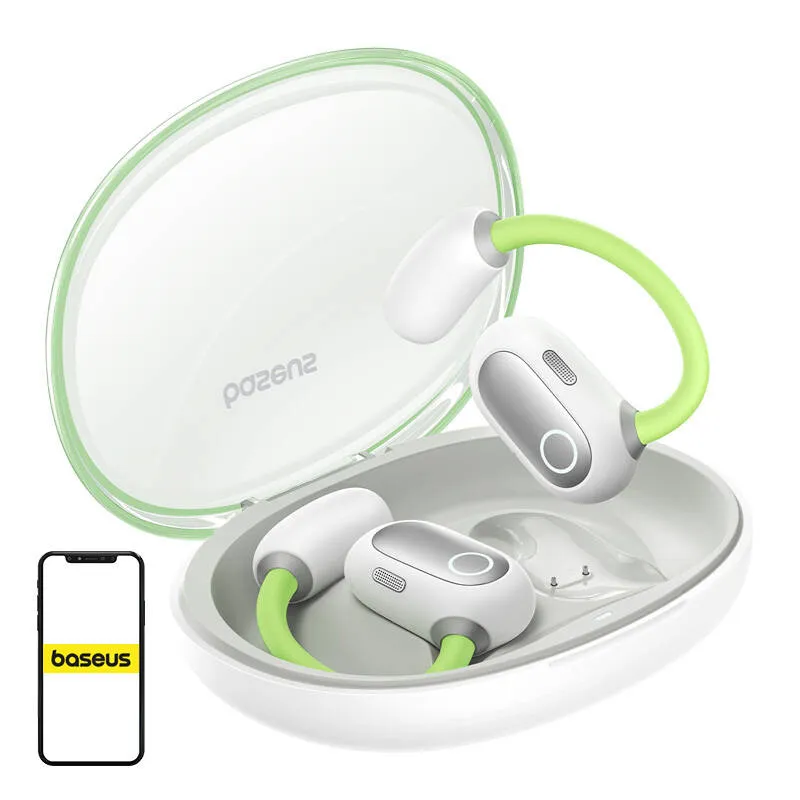 Słuchawki Sportowe TWS BASEUS Eli Sport 1 Bluetooth 5.2 - Zielony