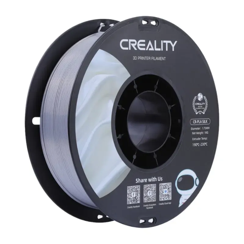Filament CREALITY CR-Silk PLA 1 kg - Srebrny