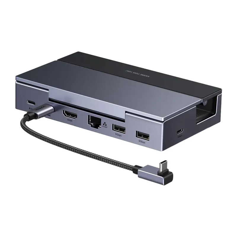 Stacja Dokująca USB-C UGREEN CM800 6w1 HDMI 4K 120Hz - Szara