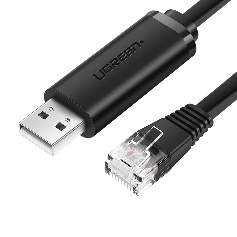 Kabel UGREEN USB-A RJ45 1,5m Do Konsoli I Routerów - Czarny