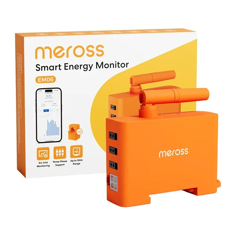 Inteligentny Monitor Zużycia Energii Wi-Fi MEROSS EM06P-EU