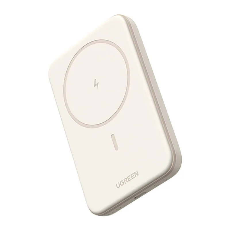 Powerbank UGREEN PB561 Magnetyczny 10000mAh 15W USB-C - Beżowy