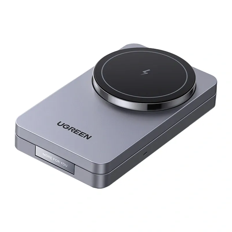 Ładowarka Indukcyjna 2w1 UGREEN W528 20W - Szara