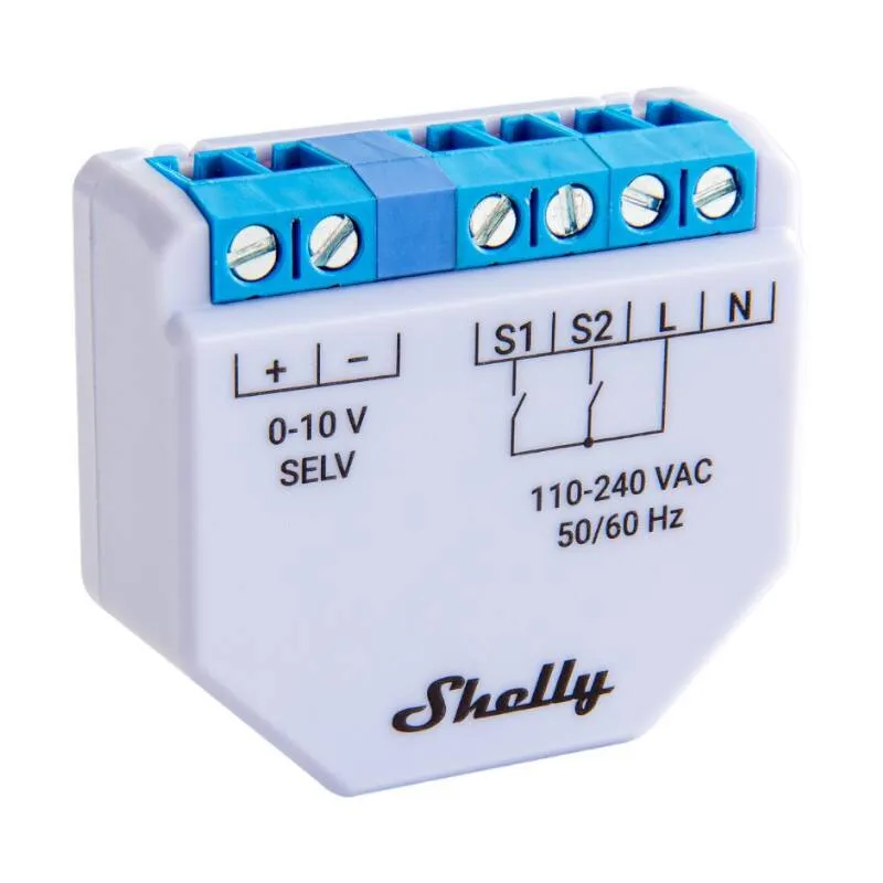 Ściemniacz SHELLY Plus 0-10V Dimmer Wi-Fi BT Do Oświetlenia