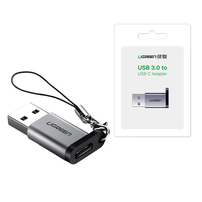 Adapter UGREEN US276 USB-A Do USB-C - Szary