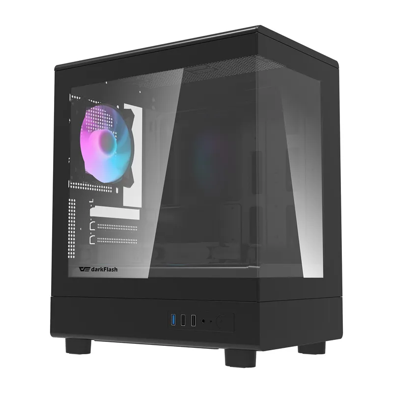 Obudowa Komputerowa DARKFLASH DB330M Z 3 Wentylatorami - Czarna