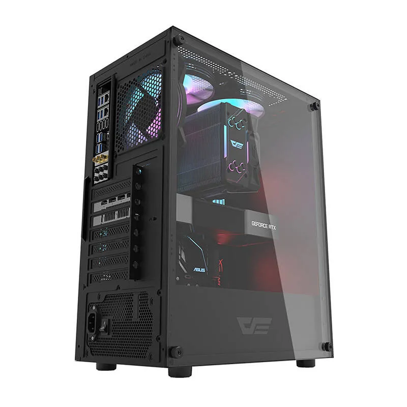 Obudowa Komputerowa DARKFLASH DK100 Middle Tower ATX - Czarna