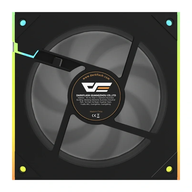 Wentylator DARKFLASH DM8 LINE 58,0 CFM - Czarny