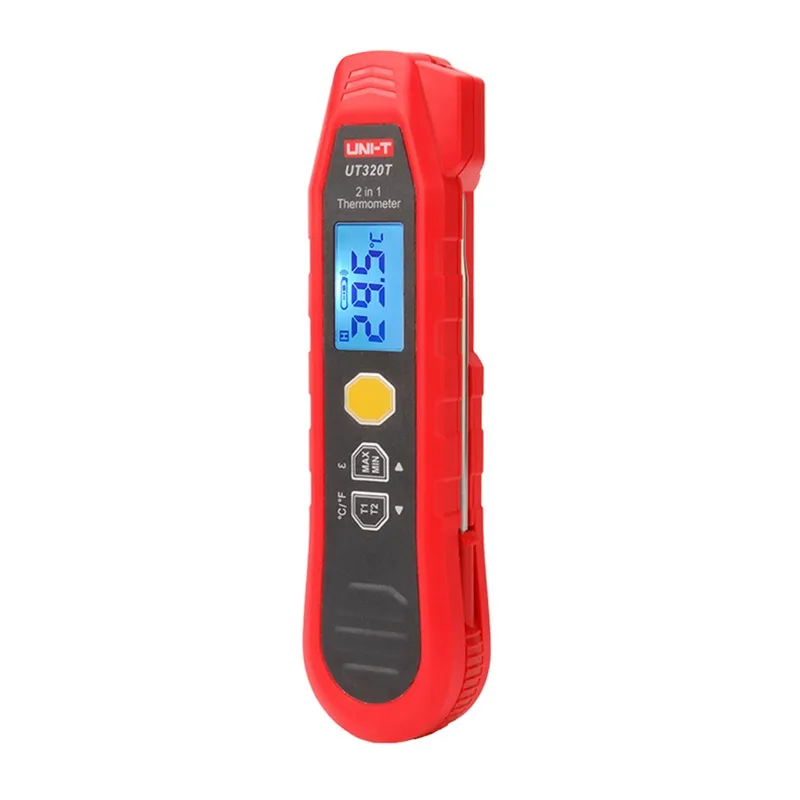 Termometr 2 w 1 UNI-T UT320T Bezdotykowy I Sonda -40°C Do 300°C