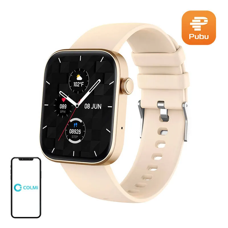 Smartwatch COLMI P71 1.9" Always On Display - Złoty