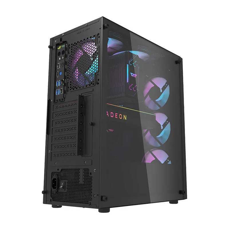 Obudowa Komputerowa DARKFLASH DK351 Middle Tower + 4 RGB - Czarna