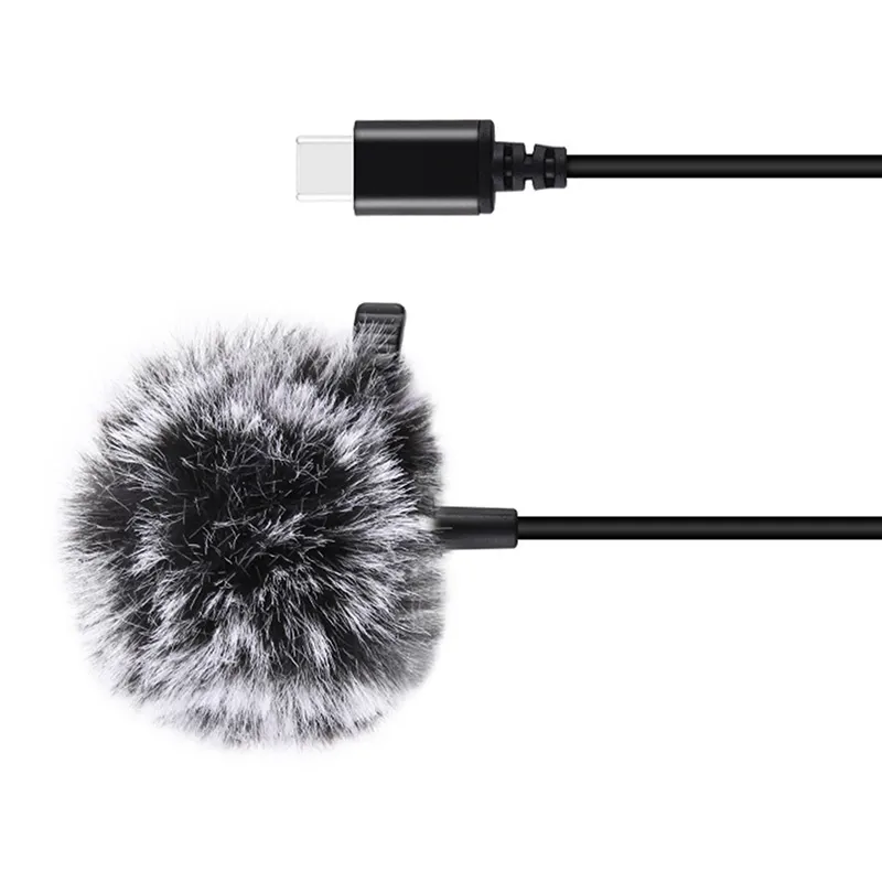 Mikrofon Krawatowy PULUZ PU425 USB-C 1,5m Pojemnościowy