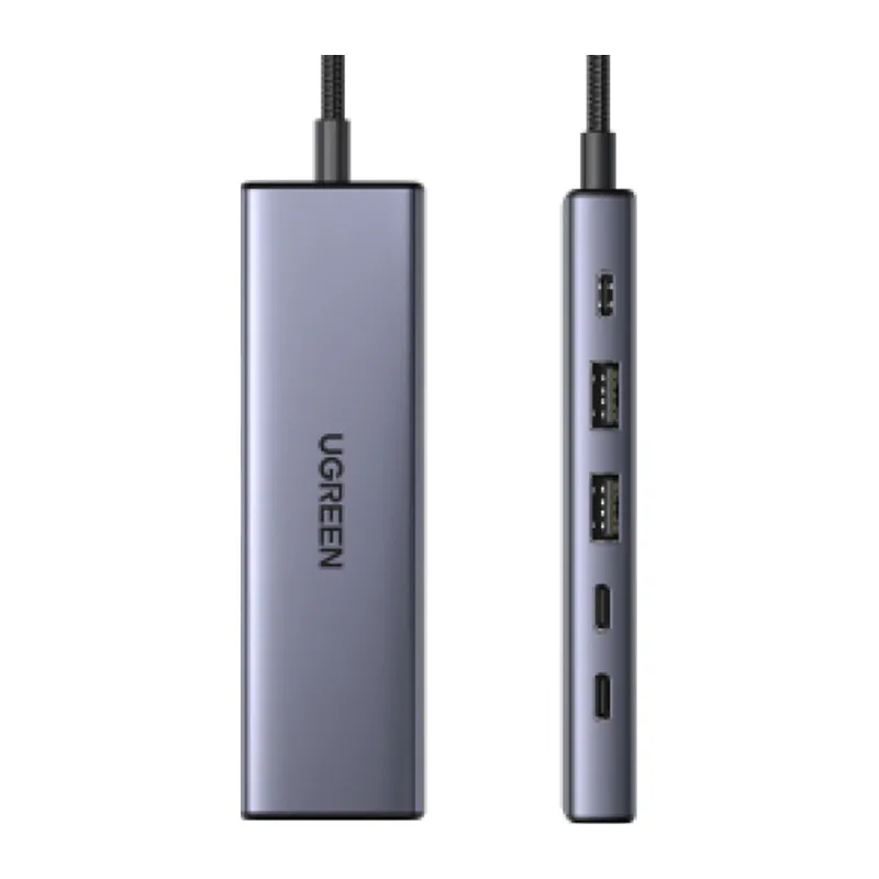 Hub USB-C UGREEN CM511 6-PORTOWY DisplayPort 4K PD100W