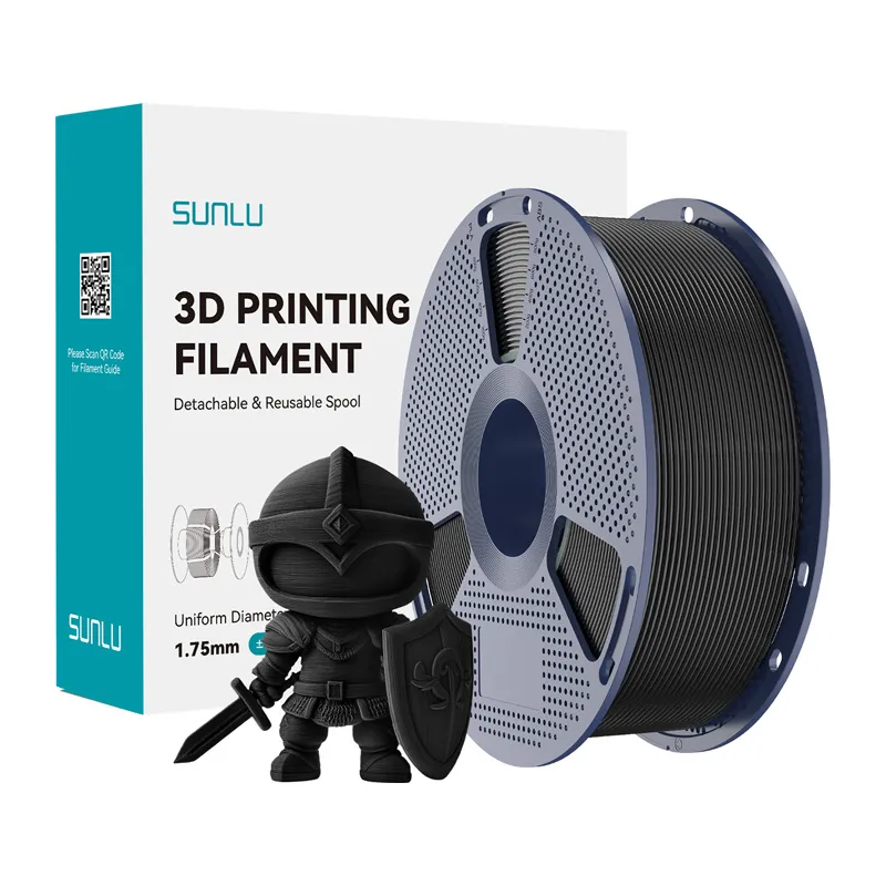 Filament Do Drukarki 3D SUNLU PLA+ 1.75mm 1kg - Czarny