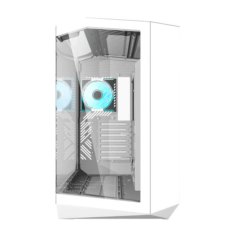 Obudowa Komputerowa DARKFLASH DY470 Z 4 Wentylatorami - Biała