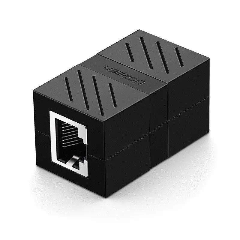 Łącznik RJ45 UGREEN NW114 2XRJ45 CAT.7 UTP - Czarny