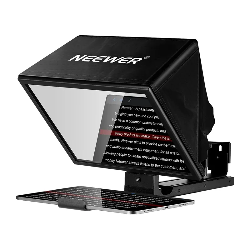 NEEWER BASICS X12B Podnoszony Teleprompter Ze Stopu Aluminium 12"