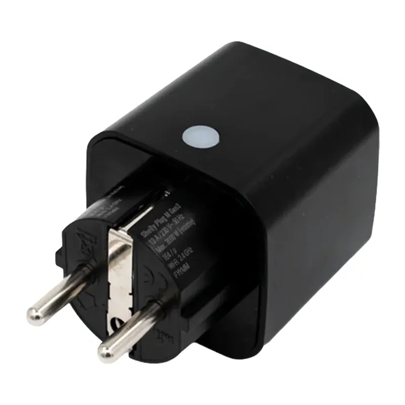 Inteligentne Gniazdko SHELLY Plug M GEN3 Wi-Fi 3000W - Czarne