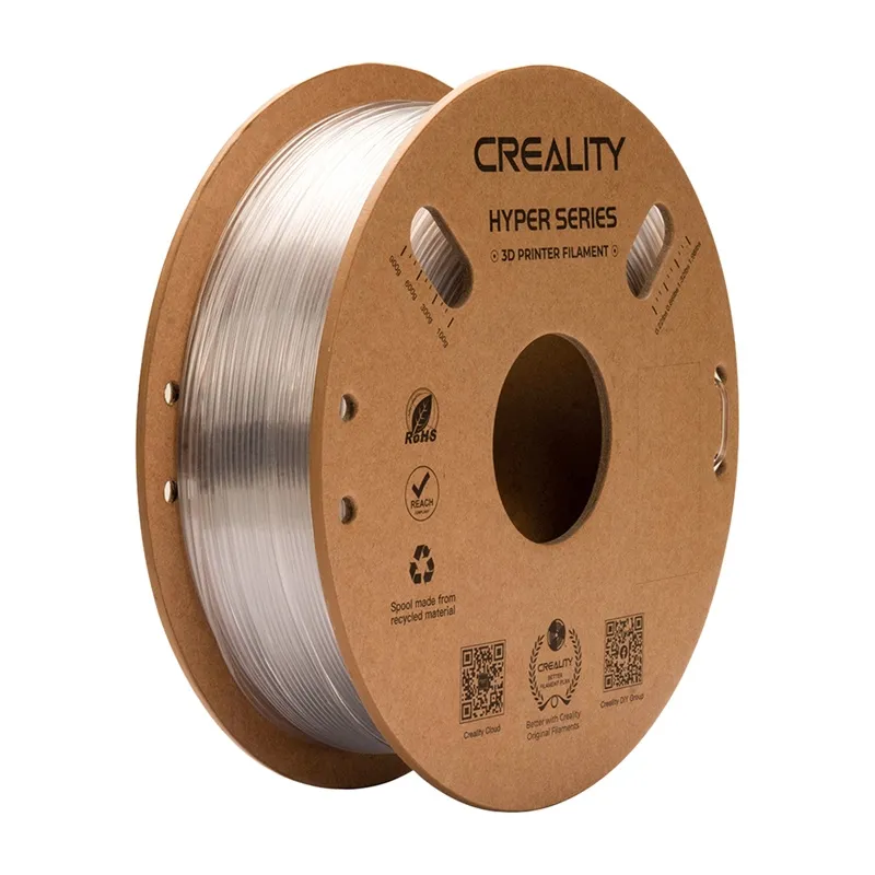 Filament CREALITY Hyper PETG Do Druku 3D Prędkość 300 Mm/S - Przezroczysty