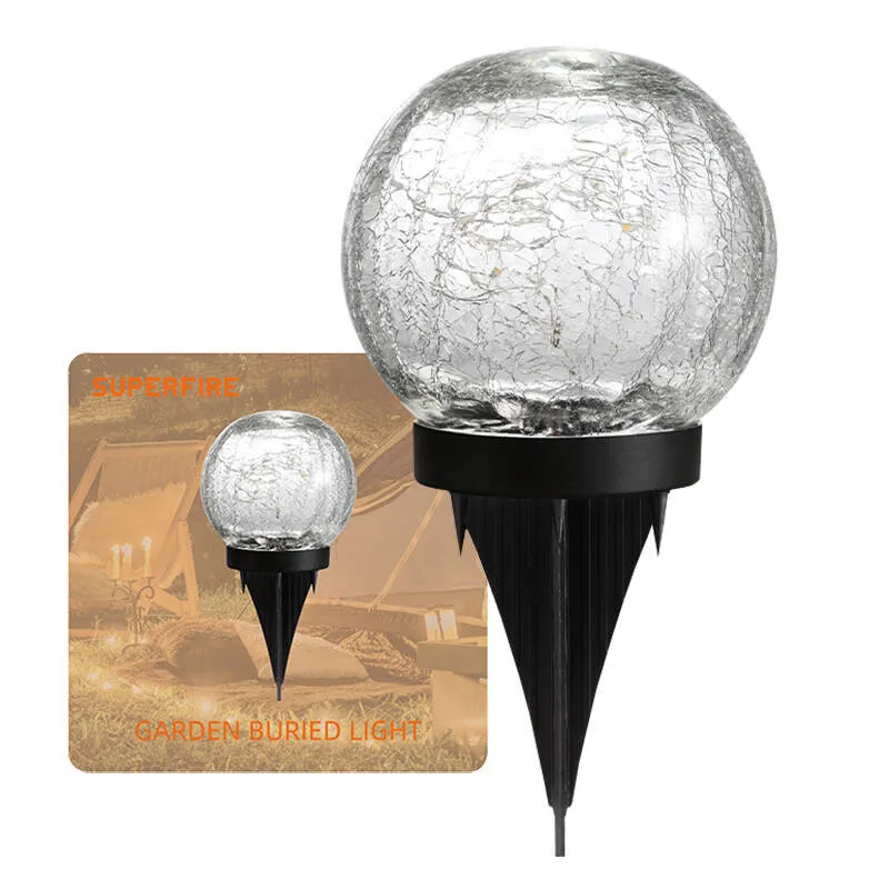 Lampa Solarna SUPERFIRE FF16-A 600mAh Wodoodporna - Czarny