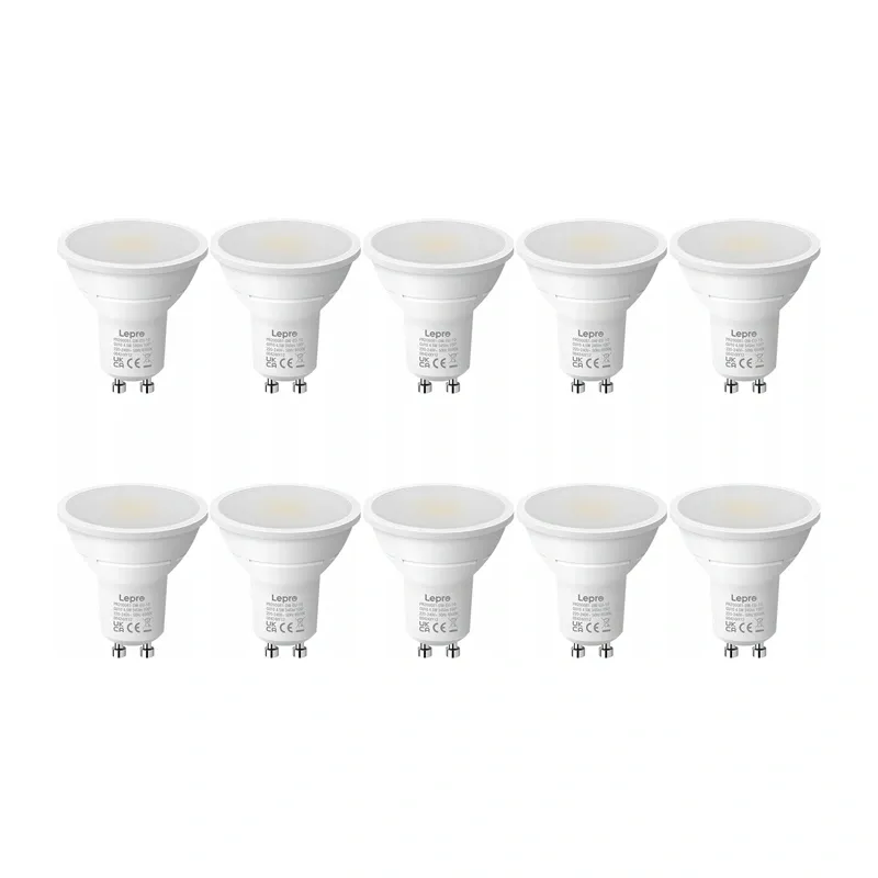 Żarówka LED LEPRO GU10 4,5W 345LM 6500K 10 szt