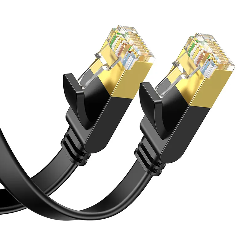 Kabel Sieciowy UGREEN NW106 CAT.7 RJ45 8m Płaski - Czarny
