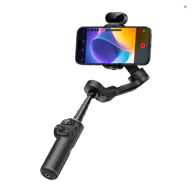 Gimbal AOCHUAN X2 Czujnik AI 3-OSIOWY Stabilizator - Czarny