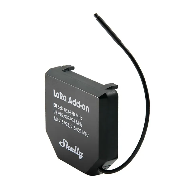 Moduł LoRa SHELLY Add-On EU868 - Zasięg Do 5 km