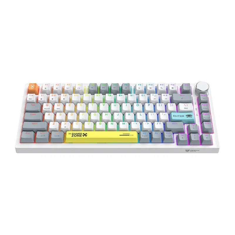 Klawiatura Gamingowa ONIKUMA G52 Mechaniczna 82 Klawisze RGB - Czarna