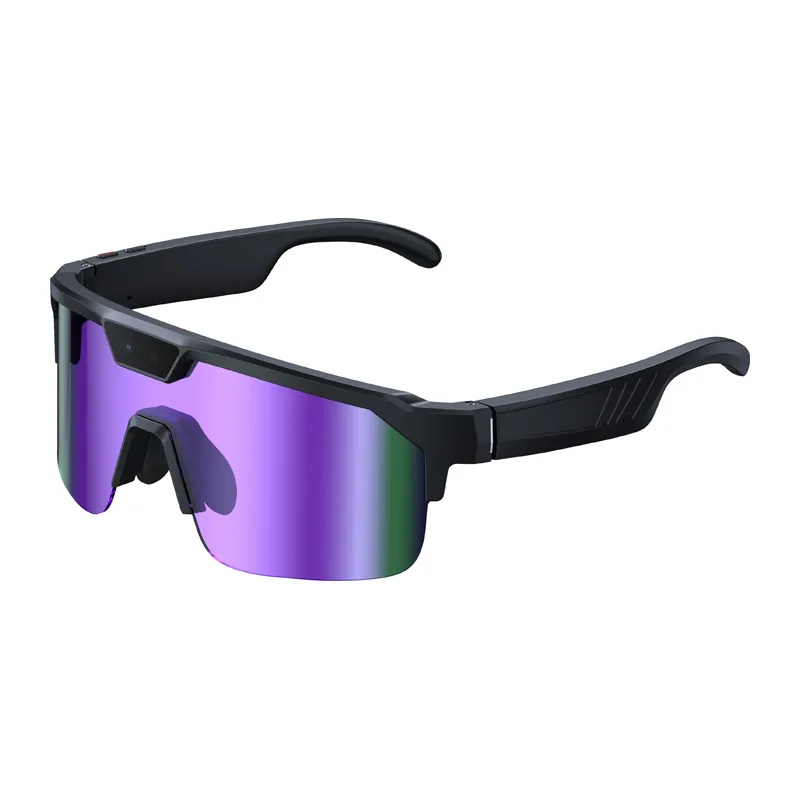 Sportowe Okulary AI ZEBLAZE Q01 Z Kamerą 8MP - Fioletowe