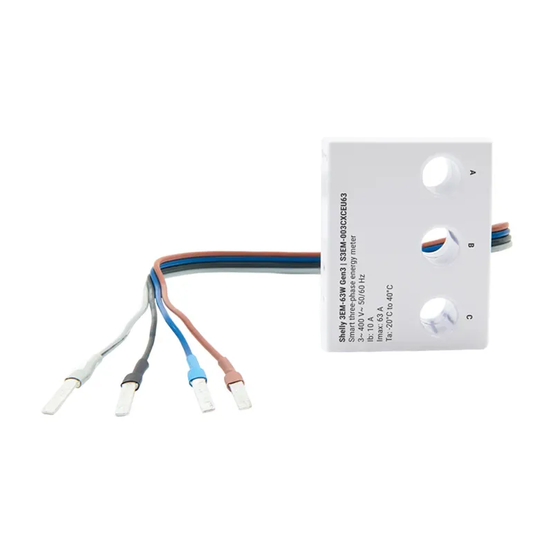 Miernik Energii SHELLY 3EM-63W GEN3 Wi-Fi