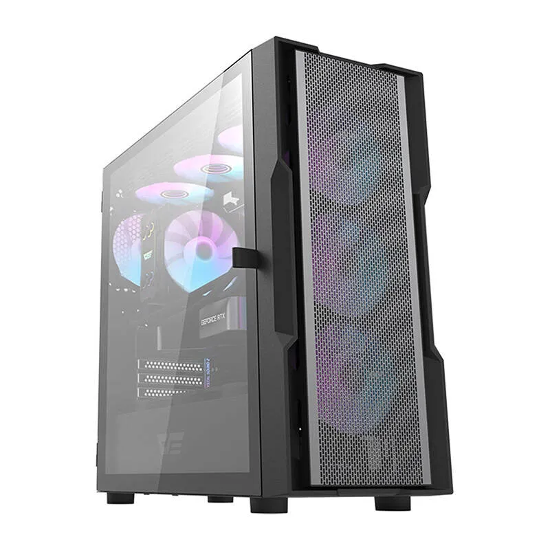 Obudowa Komputerowa DARKFLASH DK431 Mesh 4X ARGB - Czarna