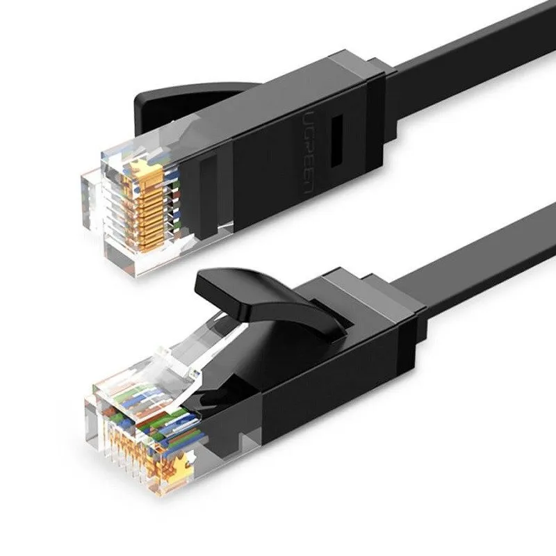 Kabel Sieciowy UGREEN NW102 CAT.6 RJ45 5m Płaski - Czarny