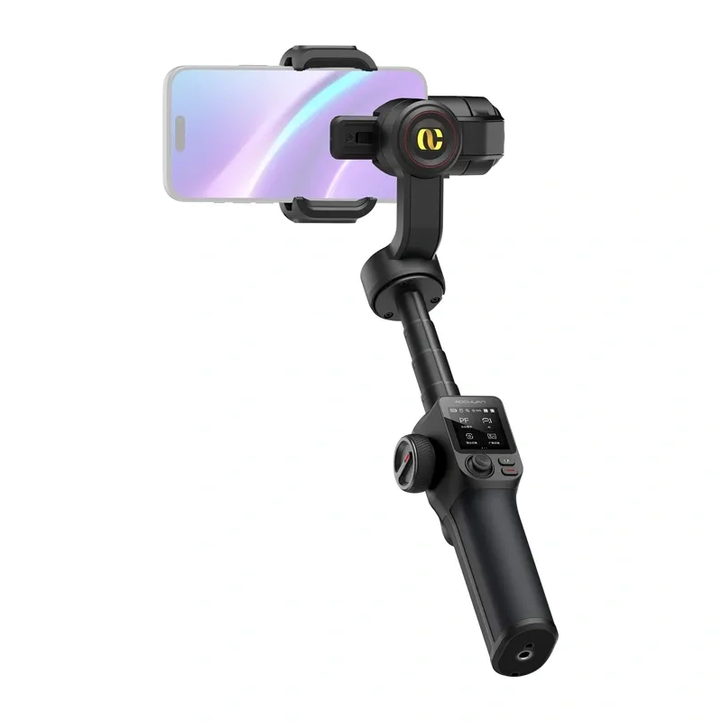 Gimbal AOCHUAN S3 Ze Stabilizacją 3-OSIOWĄ I Ekranem - Czarny