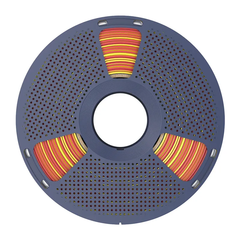 Filament SUNLU PLA+ Silk Dual Color 1.75mm 1kg - Czerwono-Złoty