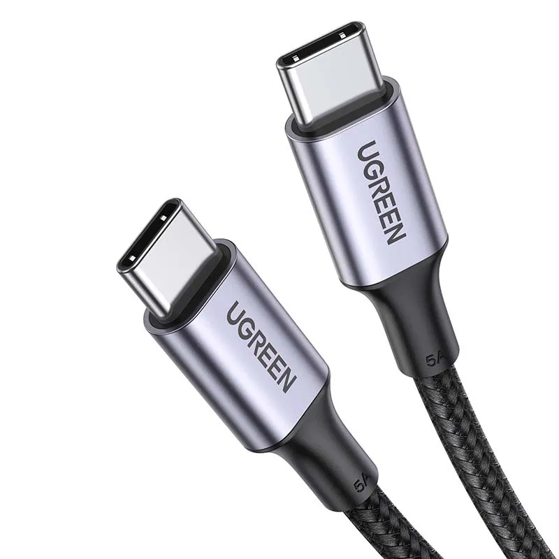 Kabel UGREEN US316 USB-C-USB-C 1m Szybkie Ładowanie - Czarny