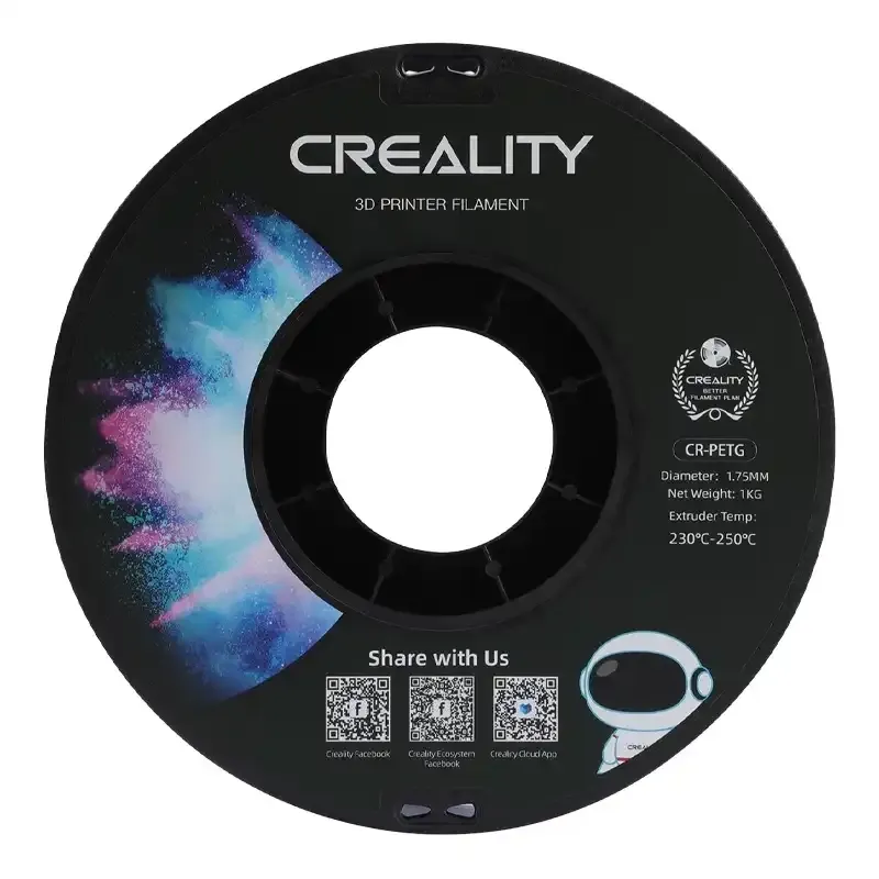 Filament CREALITY CR-PETG 1,75mm Do Druku 3D - Przezroczysty Niebieski