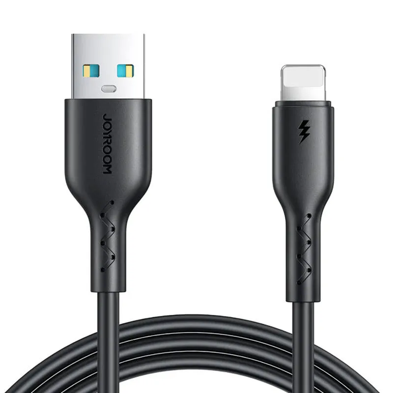 Kabel USB-A Lightning JOYROOM SA26-AL3 3A 1m - Czarny