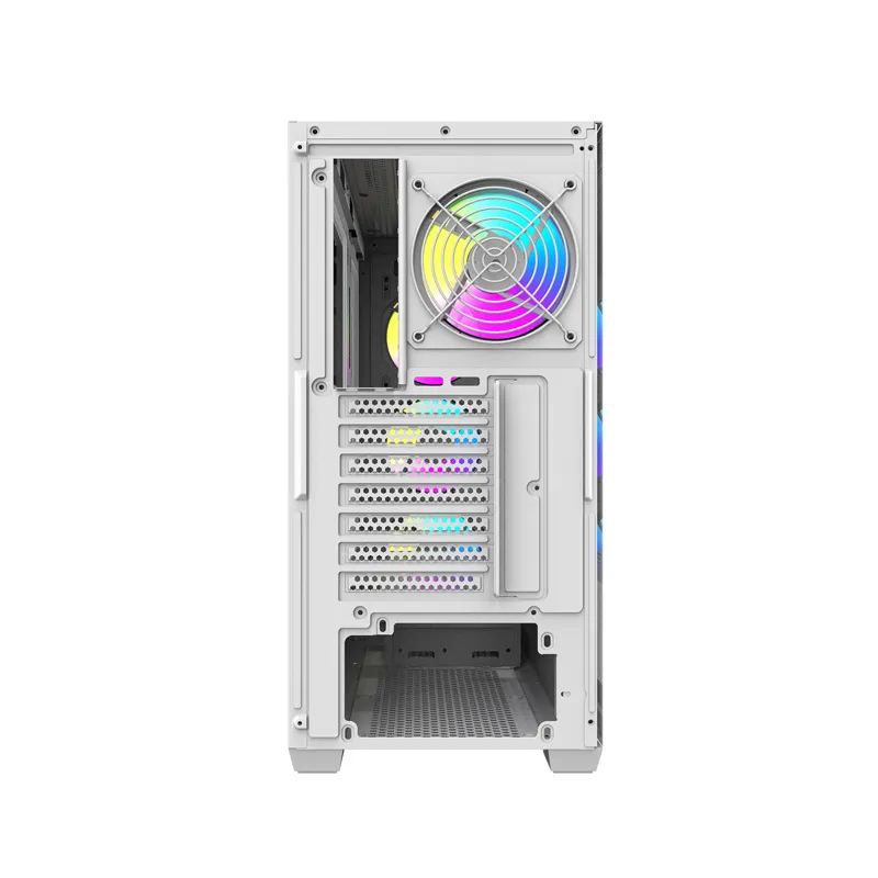 Obudowa Komputerowa DARKFLASH DS900WS Z 4 Wentylatorem ARGB - Biała