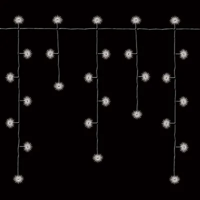 Kurtyna Sople 200LED Z Kontrolerem, Ciepły Biały, Sieciowa