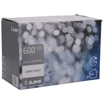 Lampki 600 LED Zewnętrzne