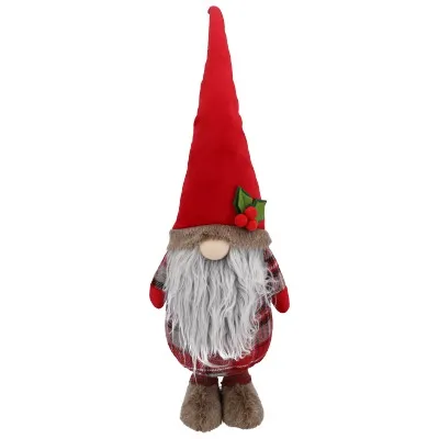 Skrzat Z Materiału 66 cm, Czerwony, Szary, Do Postawienia