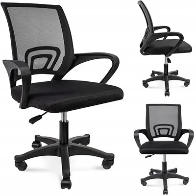 Fotel Biurowy SMART, Kolor - Czarny