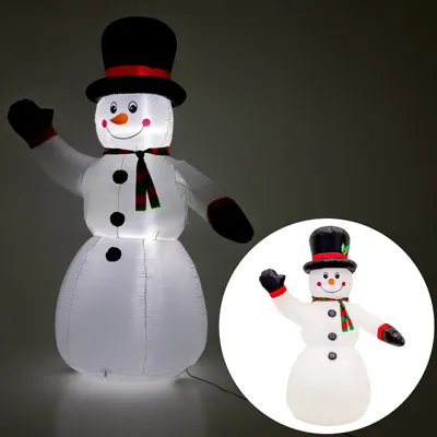 Nadmuchiwany Bałwan 180cm, 2LED Białe, Zew