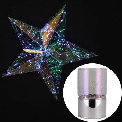 Dekoracja Gwiazda, 100LED, 36x36x10cm, Zimny Biały, USB