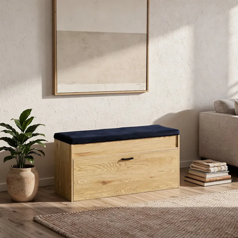 Szafka Na Buty Z Siedziskiem 100x35x49 cm